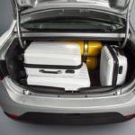 Porta-malas do Fiat Grand Siena com GNV e malas