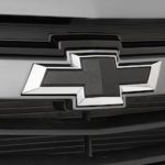 Grade dianteira com símbolo da Chevrolet