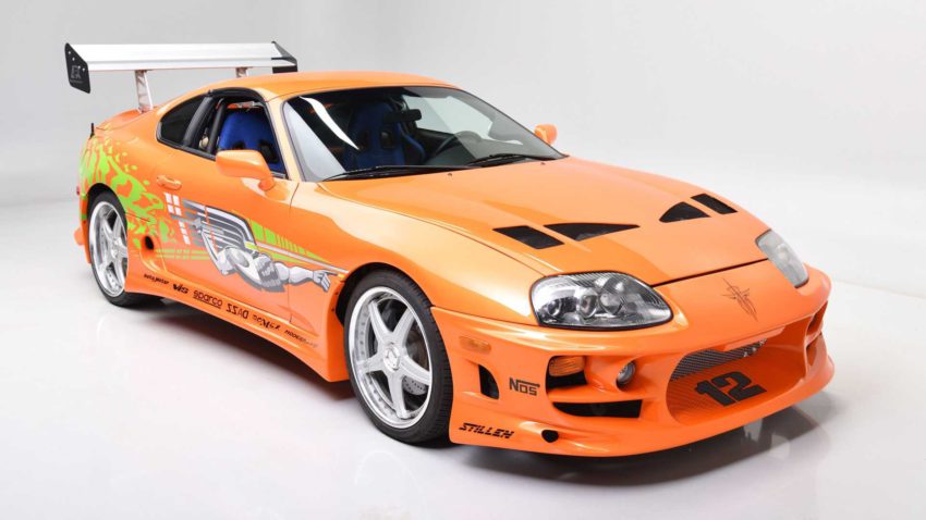 toyota supra fast and furious auctioned