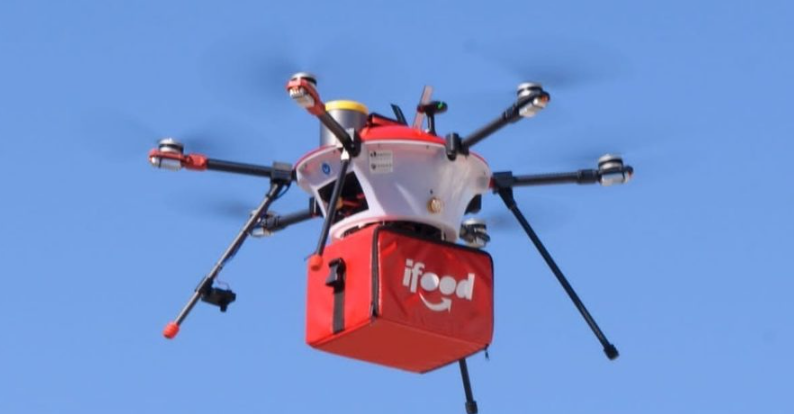 drone entrega ifood